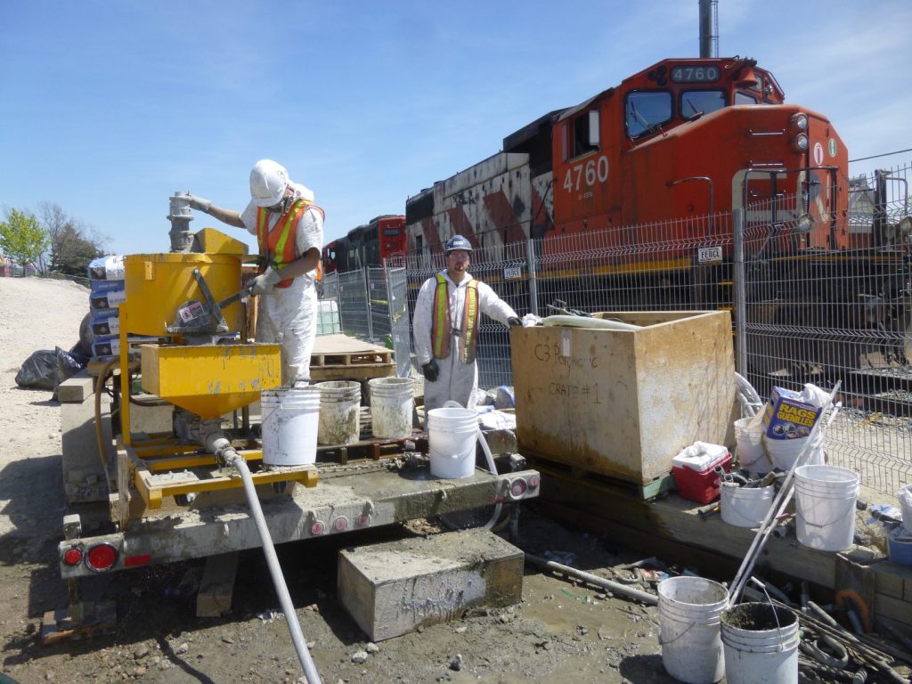 Box Beam Bridge Girder Grouting — Kipling Avenue, Etobicoke