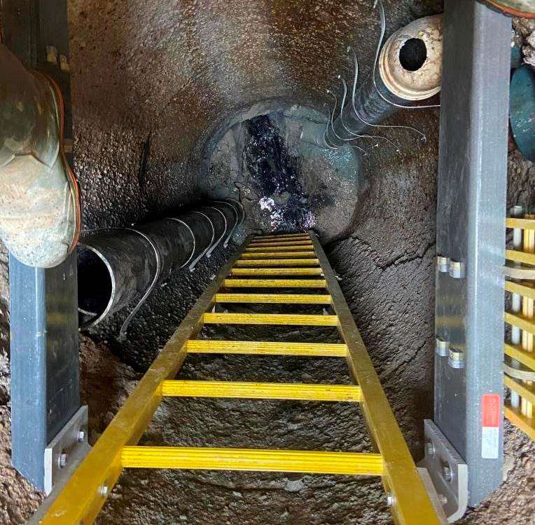 Sanitary Manhole Ladder & Landing Repairs — Township of Wellington North